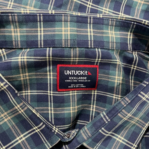 UNTUCKit Men's lot of 4 long sleeve multicolored dress or casual shirts XXXL 3XL - Picture 5 of 13